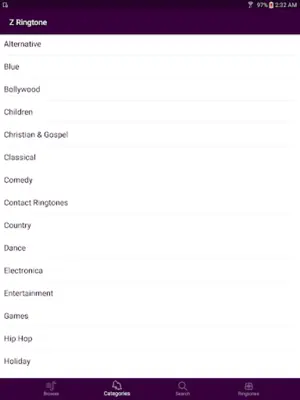 Z Ringtones Premium 2023 android App screenshot 1